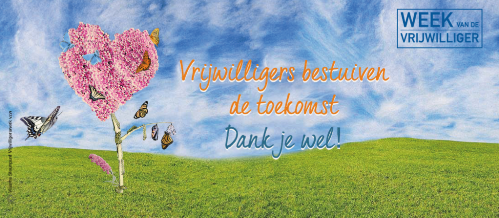 Dank je wel vrijwilligers