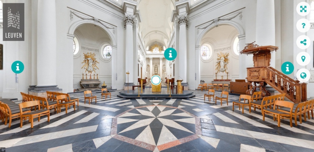 Abdijkerk 360° virtuele tour