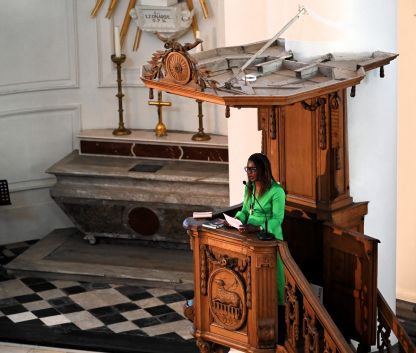Marie Bamutese, een Vredesvrouw op de Preekstoel