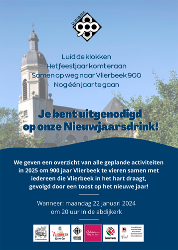 Infovergadering en nieuwjaarsdrink Vlierbeek 900
