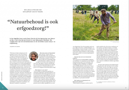 Natuurbehoud is ook erfgoedzorg!