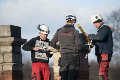 Restauratie pijler Engelsche Hof