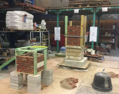 Restauratie pijler Engelsche Hof