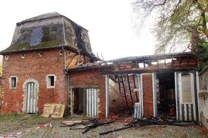 Brand van het Koetshuis en in een deel van het Nieuw Abtskwartier