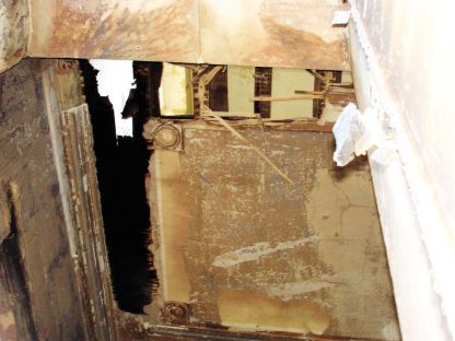 Brand van het Koetshuis en in een deel van het Nieuw Abtskwartier