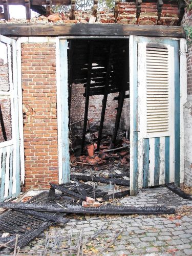 Brand van het Koetshuis en in een deel van het Nieuw Abtskwartier