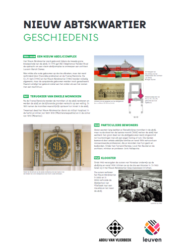 Renovatiewerken Nieuw Abtskwartier gestart