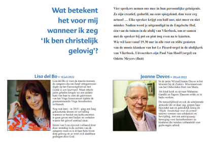 "de Preekstoel" nu ook in Vlierbeek